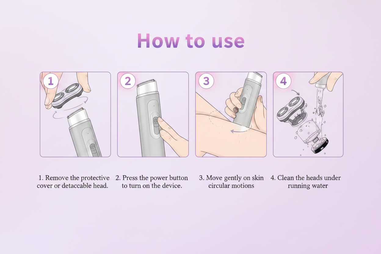 Double Head Electric Shaver