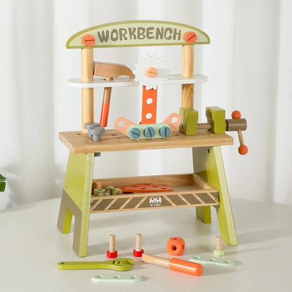 Wooden Green Tool Table