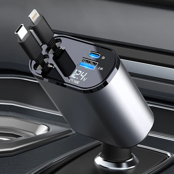4 in 1 Retractable Charger