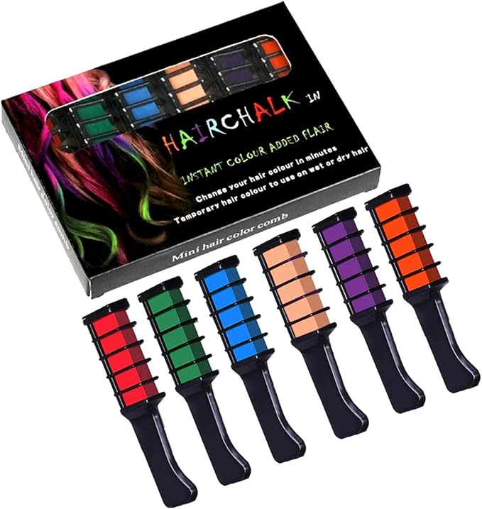 Colorful Hair Dye Comb (10 Pcs)