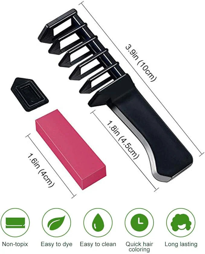 Colorful Hair Dye Comb (10 Pcs)