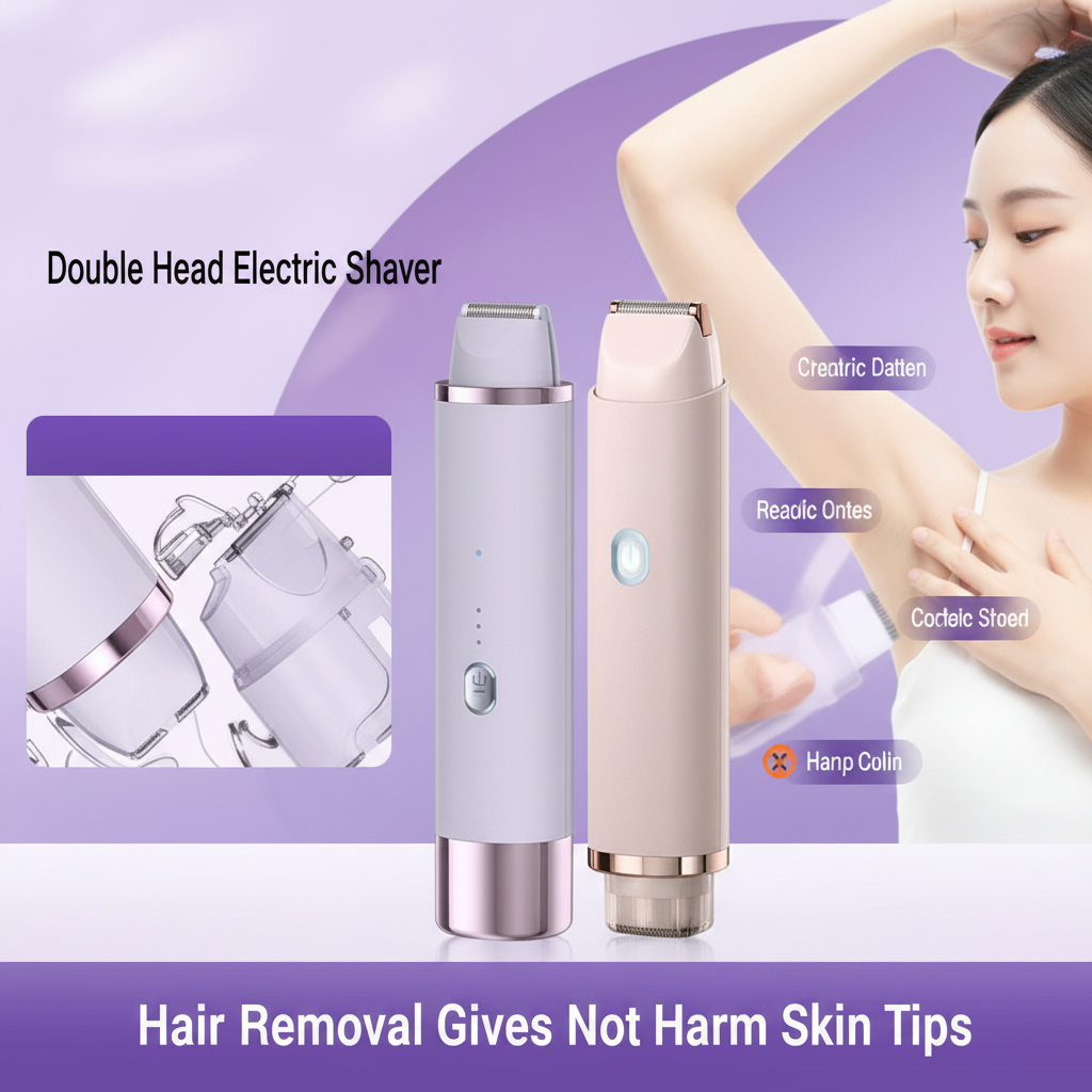Double Head Electric Shaver