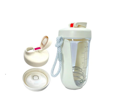 Qavi Premium Shaker Bottle with Rope Handle